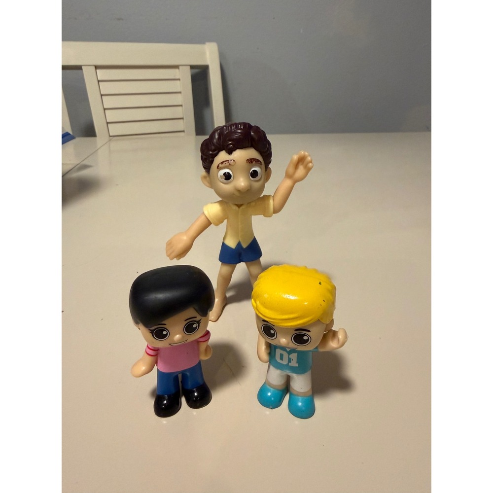 Disney Pixar Luca McDonald Happy Meal & Ryans World Toy Figure Lot of 3 Mixed